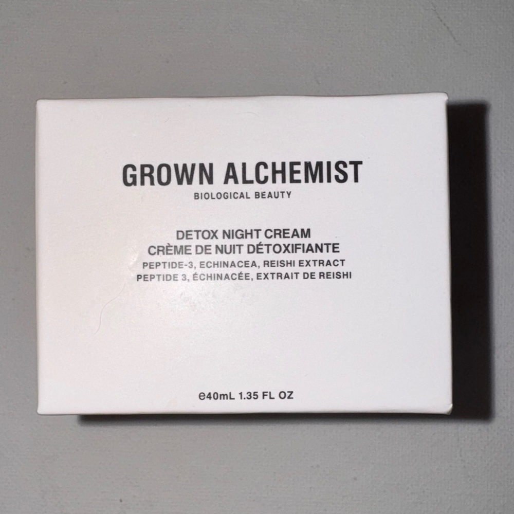 Luxury Detox Night Cream- 40mL | Peptide-3 + Reishi | $110 Retail (New In Box)